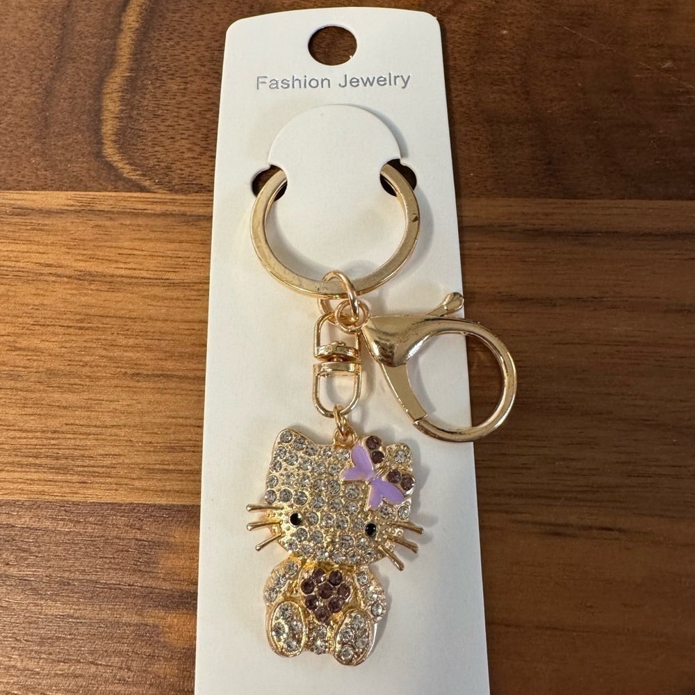 ‼️5/$25‼️ Gold and Purple Fashion Jewelry Keychain